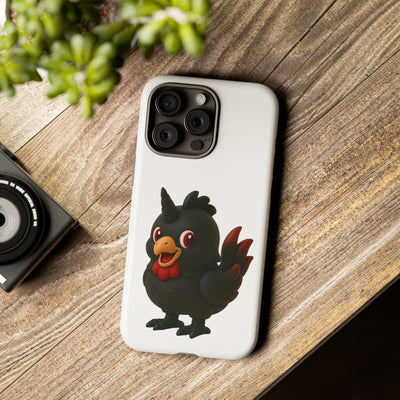 Cute Cartoon Bird Phone Case, Tough Phone Cover, Unique Gift for Bird Lovers, Fun Accessories for Kids, Christmas Present