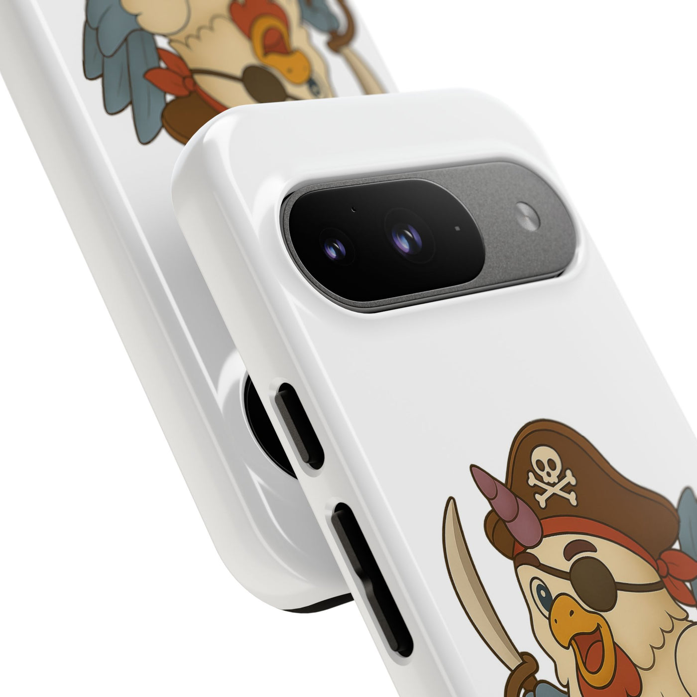 Pirate Chicken Phone Case | Fun Cartoon Cases for Kids, Unisex, Gifts for Gamers, Novelty Accessories, Adventure Theme