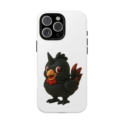 Cute Cartoon Bird Phone Case, Tough Phone Cover, Unique Gift for Bird Lovers, Fun Accessories for Kids, Christmas Present