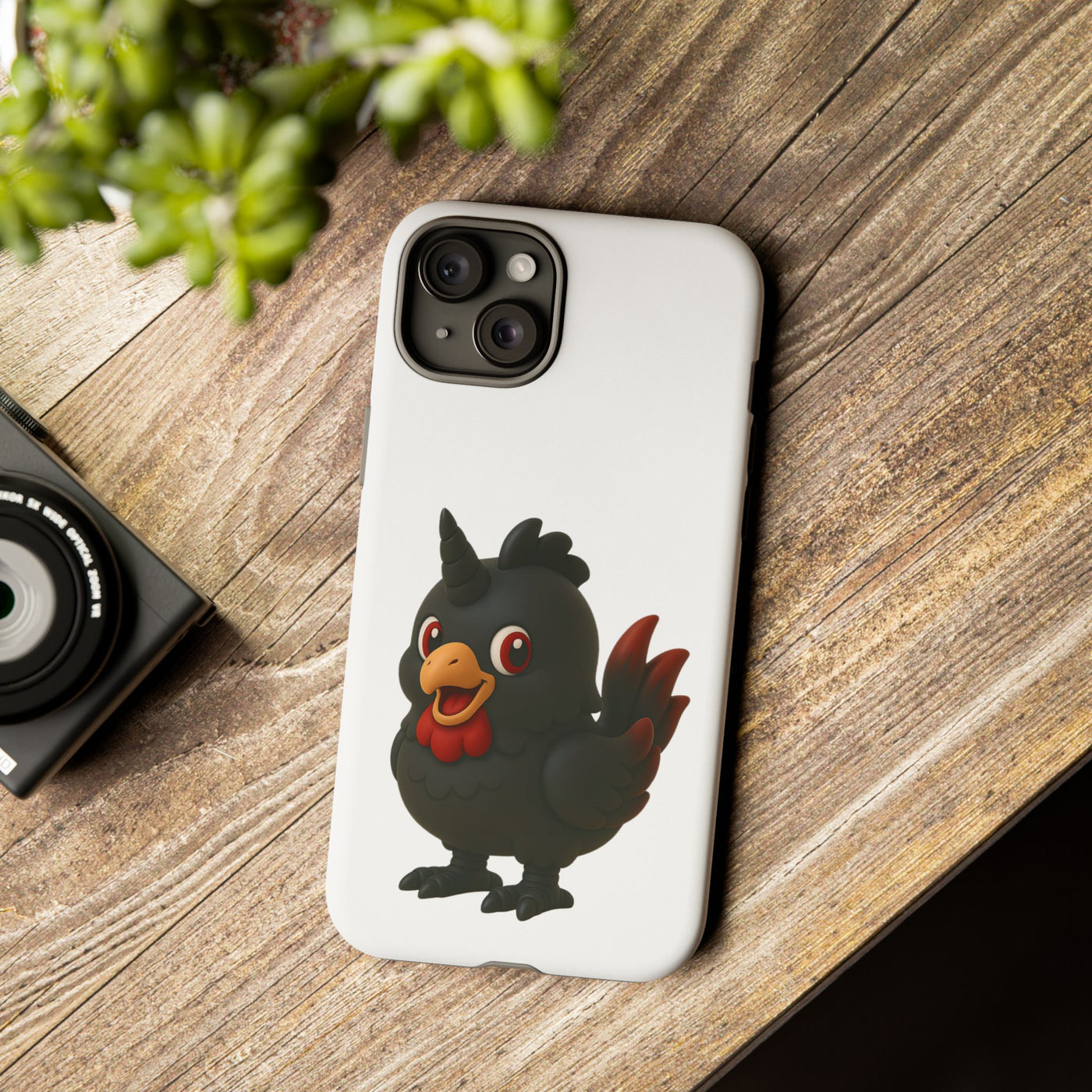 Cute Cartoon Bird Phone Case, Tough Phone Cover, Unique Gift for Bird Lovers, Fun Accessories for Kids, Christmas Present
