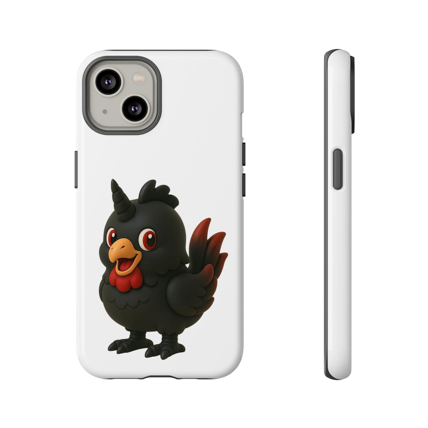 Cute Cartoon Bird Phone Case, Tough Phone Cover, Unique Gift for Bird Lovers, Fun Accessories for Kids, Christmas Present