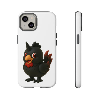 Cute Cartoon Bird Phone Case, Tough Phone Cover, Unique Gift for Bird Lovers, Fun Accessories for Kids, Christmas Present