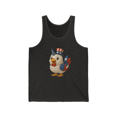Patriotic Tank Top, Unisex Jersey Tank, Fourth of July Shirt, Summer Outfit, BBQ Party Apparel, Independence Day Gift
