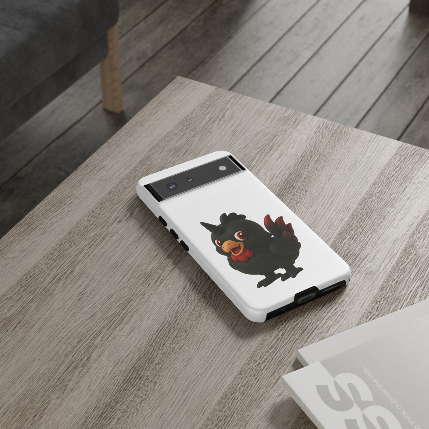 Cute Cartoon Bird Phone Case, Tough Phone Cover, Unique Gift for Bird Lovers, Fun Accessories for Kids, Christmas Present