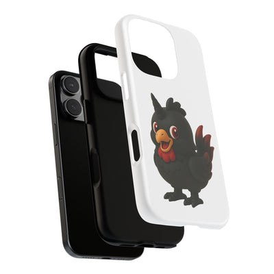 Cute Cartoon Bird Phone Case, Tough Phone Cover, Unique Gift for Bird Lovers, Fun Accessories for Kids, Christmas Present