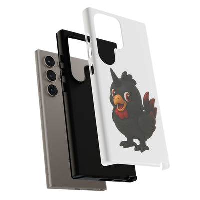 Cute Cartoon Bird Phone Case, Tough Phone Cover, Unique Gift for Bird Lovers, Fun Accessories for Kids, Christmas Present