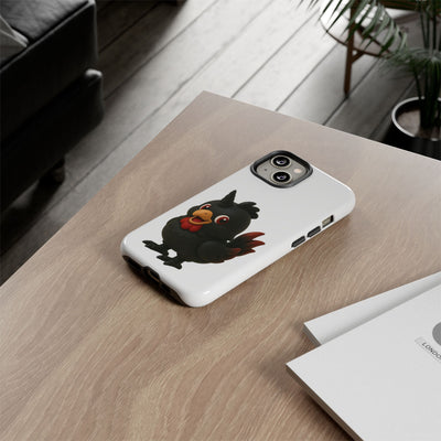 Cute Cartoon Bird Phone Case, Tough Phone Cover, Unique Gift for Bird Lovers, Fun Accessories for Kids, Christmas Present