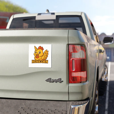Fun Henicorn Car Magnets | Cute Vehicle Decor, Gifts for Animal Lovers, Funny Bumper Stickers, Unique Home Accessories