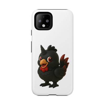 Cute Cartoon Bird Phone Case, Tough Phone Cover, Unique Gift for Bird Lovers, Fun Accessories for Kids, Christmas Present