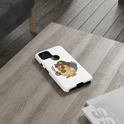 Pirate Chicken Phone Case | Fun Cartoon Cases for Kids, Unisex, Gifts for Gamers, Novelty Accessories, Adventure Theme
