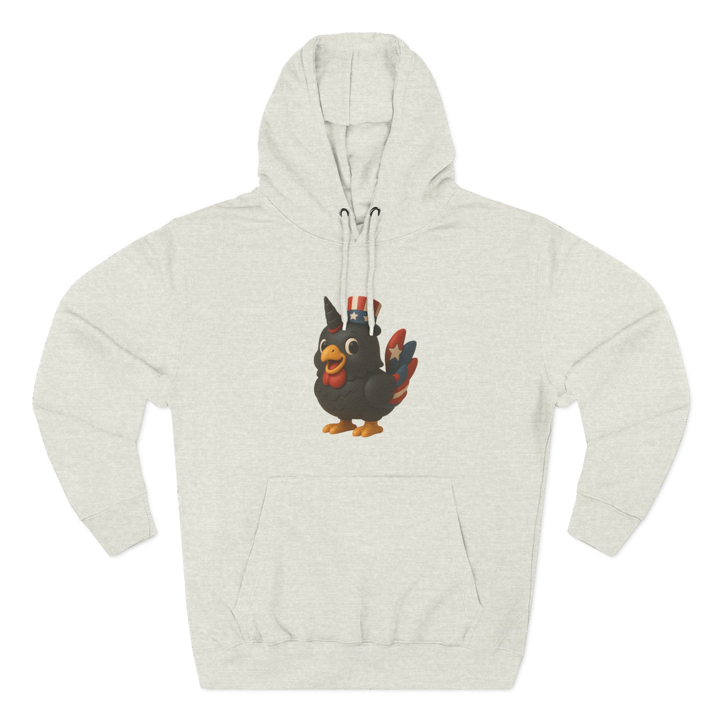 Humorous Fleece Hoodie with Quirky Chicken Design, Cozy Winter Wear, Perfect Gift for Chicken Lovers, Funny Animal Hoodie, Casual Sweatshirt