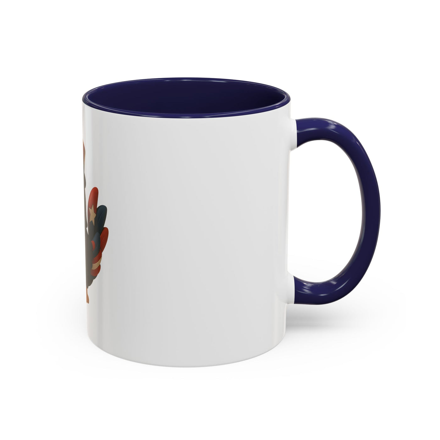 Patriotic Cartoon Coffee Mug, Fun Mug for Independence Day, Cute Gift for Animal Lovers, Thanksgiving, Cheerful Drinkware