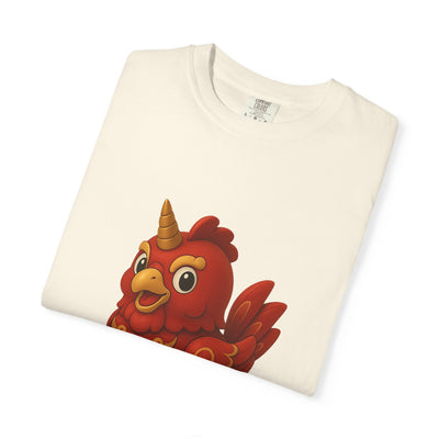 Charming Cartoon Bird Tee, Unisex T-Shirt, Cute Graphic Shirt, Fun Casual Wear, Perfect Gift for Bird Lovers