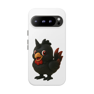 Cute Cartoon Bird Phone Case, Tough Phone Cover, Unique Gift for Bird Lovers, Fun Accessories for Kids, Christmas Present