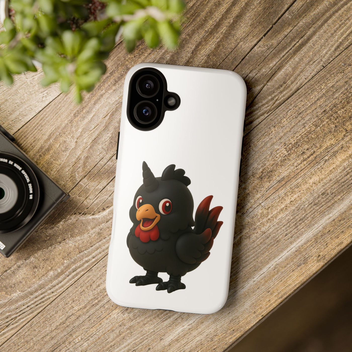 Cute Cartoon Bird Phone Case, Tough Phone Cover, Unique Gift for Bird Lovers, Fun Accessories for Kids, Christmas Present