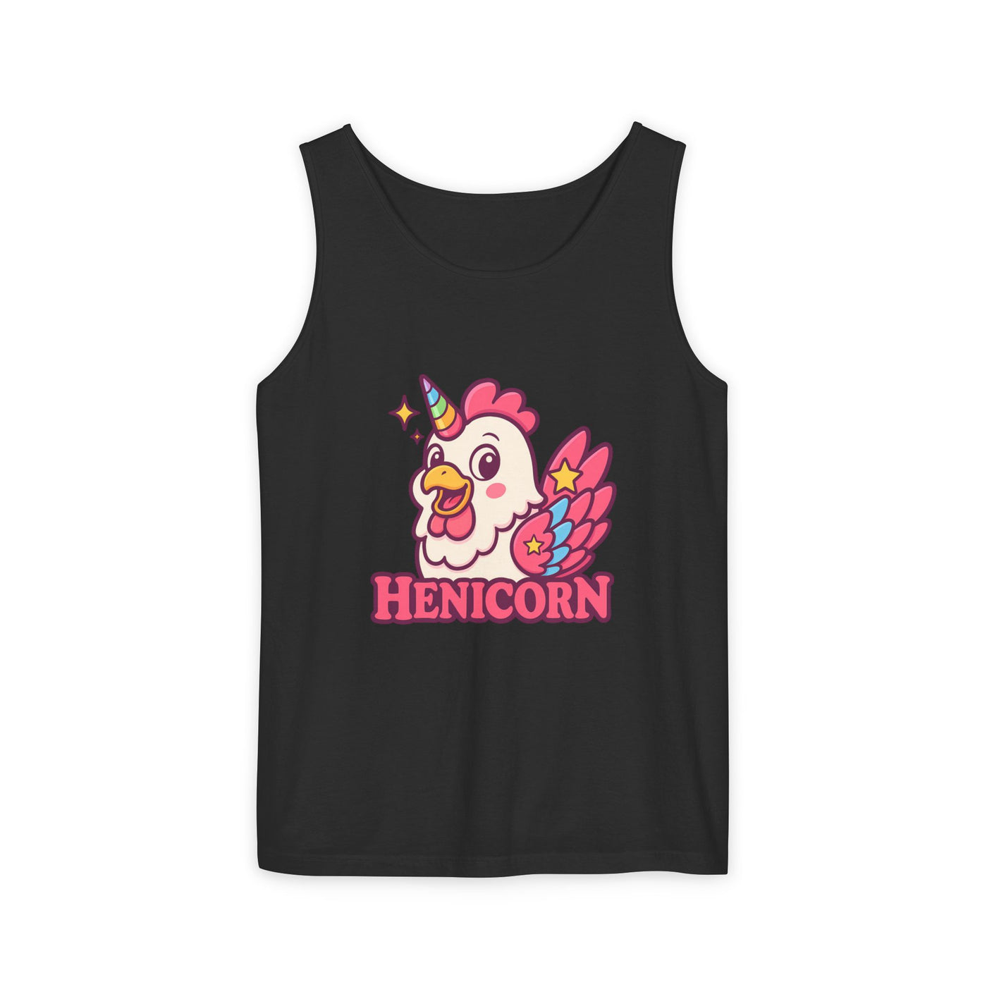 Henicorn Unisex Tank Top, Cute Animal Shirt, Funny Gift, Summer Fashion, Animal Lover Gift