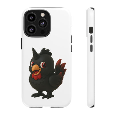Cute Cartoon Bird Phone Case, Tough Phone Cover, Unique Gift for Bird Lovers, Fun Accessories for Kids, Christmas Present