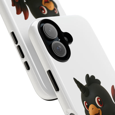 Cute Cartoon Bird Phone Case, Tough Phone Cover, Unique Gift for Bird Lovers, Fun Accessories for Kids, Christmas Present