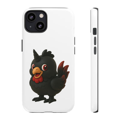 Cute Cartoon Bird Phone Case, Tough Phone Cover, Unique Gift for Bird Lovers, Fun Accessories for Kids, Christmas Present
