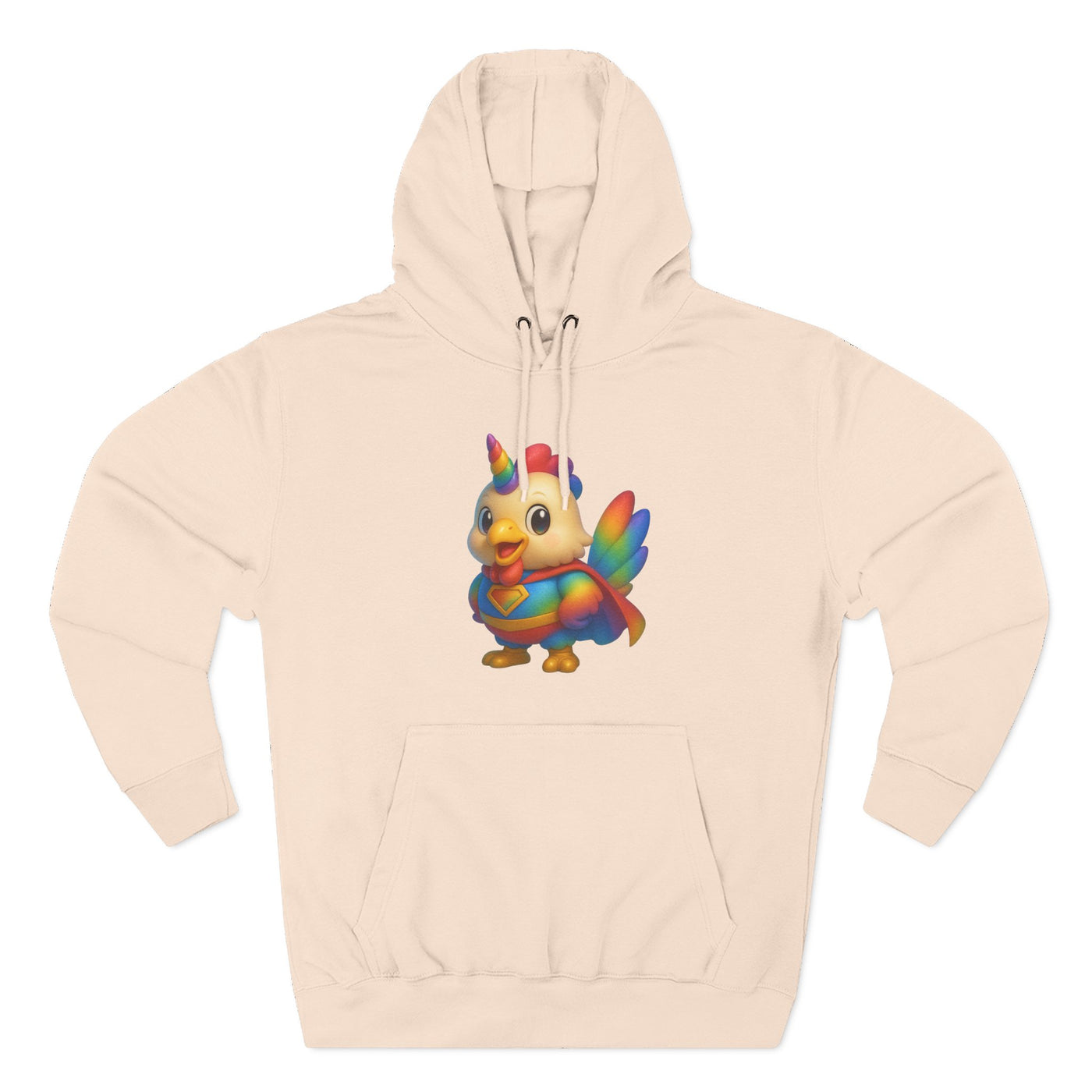 Rainbow Unicorn Hoodie, Cute Animal Sweatshirt, Cozy Fleece Pullover, Gifts for Kids, Perfect for Birthdays or Holidays
