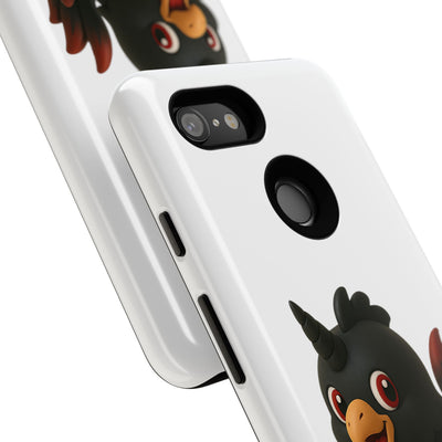 Cute Cartoon Bird Phone Case, Tough Phone Cover, Unique Gift for Bird Lovers, Fun Accessories for Kids, Christmas Present