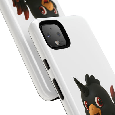 Cute Cartoon Bird Phone Case, Tough Phone Cover, Unique Gift for Bird Lovers, Fun Accessories for Kids, Christmas Present