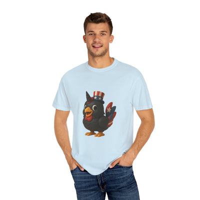 Patriotic Rooster Tee, Unisex Garment-Dyed T-shirt for 4th of July, Cute Animal Shirt, Backyard BBQ Apparel, Summer Casual Wear, [...]
