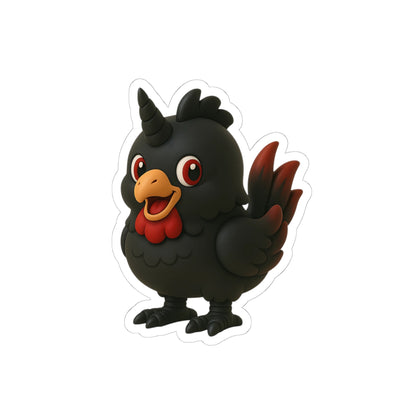 Cute Cartoon Bird Kiss-Cut Stickers, Fun Decals for Laptops, Journals, Kids, Parties, and Gifts