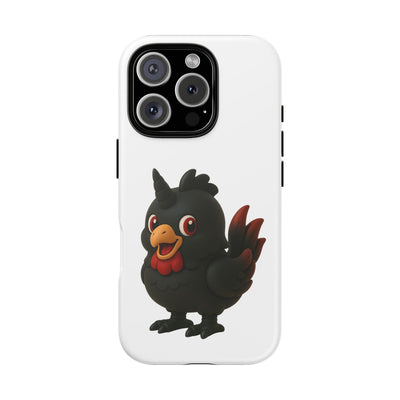 Cute Cartoon Bird Phone Case, Tough Phone Cover, Unique Gift for Bird Lovers, Fun Accessories for Kids, Christmas Present
