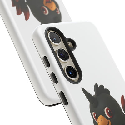 Cute Cartoon Bird Phone Case, Tough Phone Cover, Unique Gift for Bird Lovers, Fun Accessories for Kids, Christmas Present