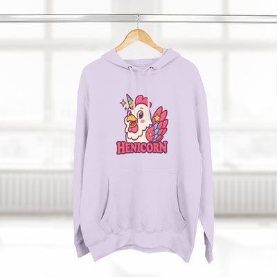 Henicorn Graphic Hoodie, Cute Fleece Sweatshirt, Unique Animal Hoodie, Gift for Animal Lovers, Cozy Graphic Apparel, Fun Unicorn Hoodie