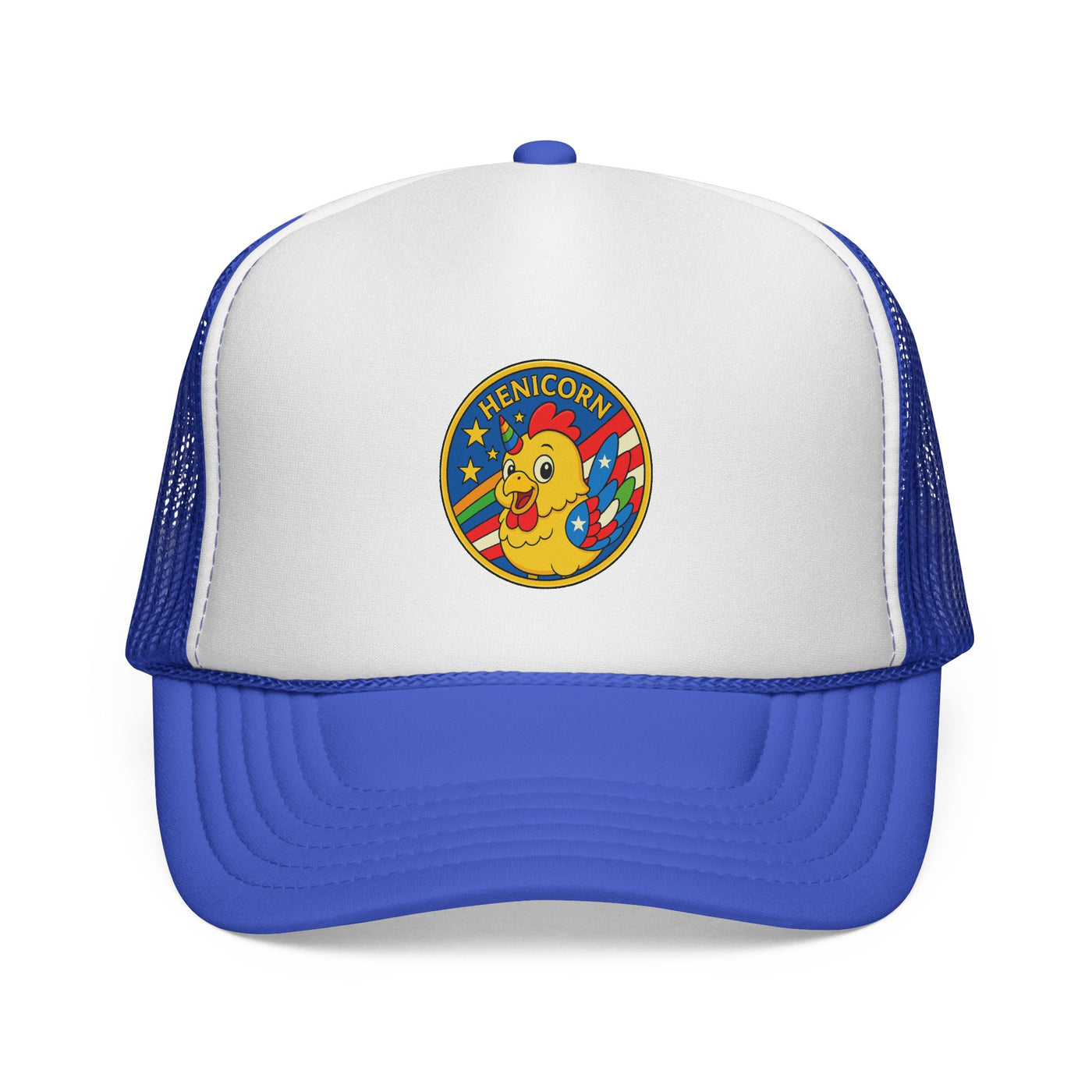Fun Henicorn Trucker Cap - Whimsical Hat for Festivals, Birthdays, Gifts, Outdoor Adventures, Summer Style