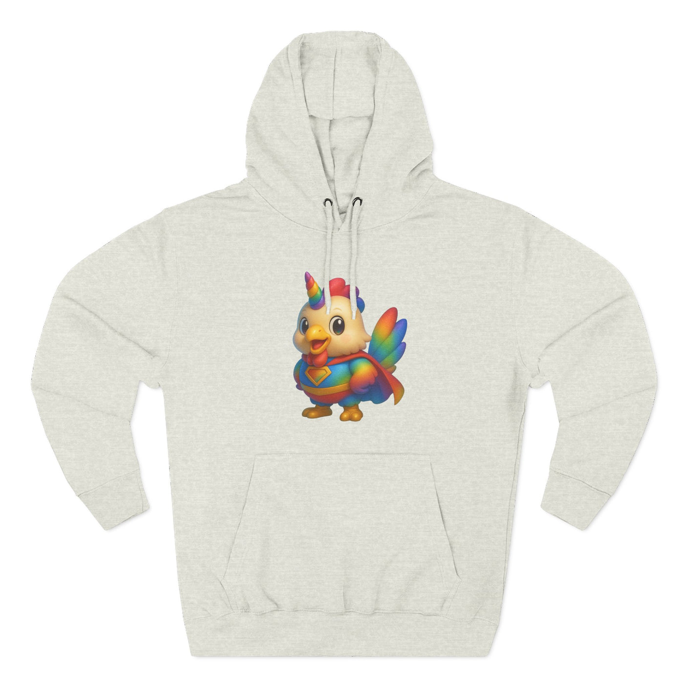 Rainbow Unicorn Hoodie, Cute Animal Sweatshirt, Cozy Fleece Pullover, Gifts for Kids, Perfect for Birthdays or Holidays