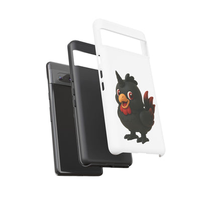 Cute Cartoon Bird Phone Case, Tough Phone Cover, Unique Gift for Bird Lovers, Fun Accessories for Kids, Christmas Present