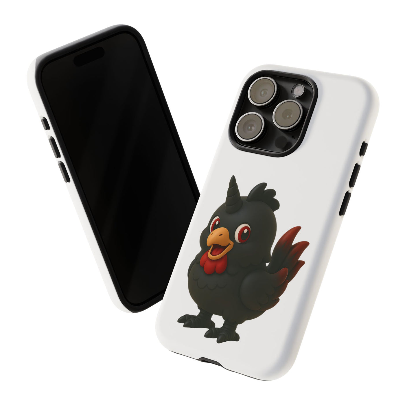 Cute Cartoon Bird Phone Case, Tough Phone Cover, Unique Gift for Bird Lovers, Fun Accessories for Kids, Christmas Present