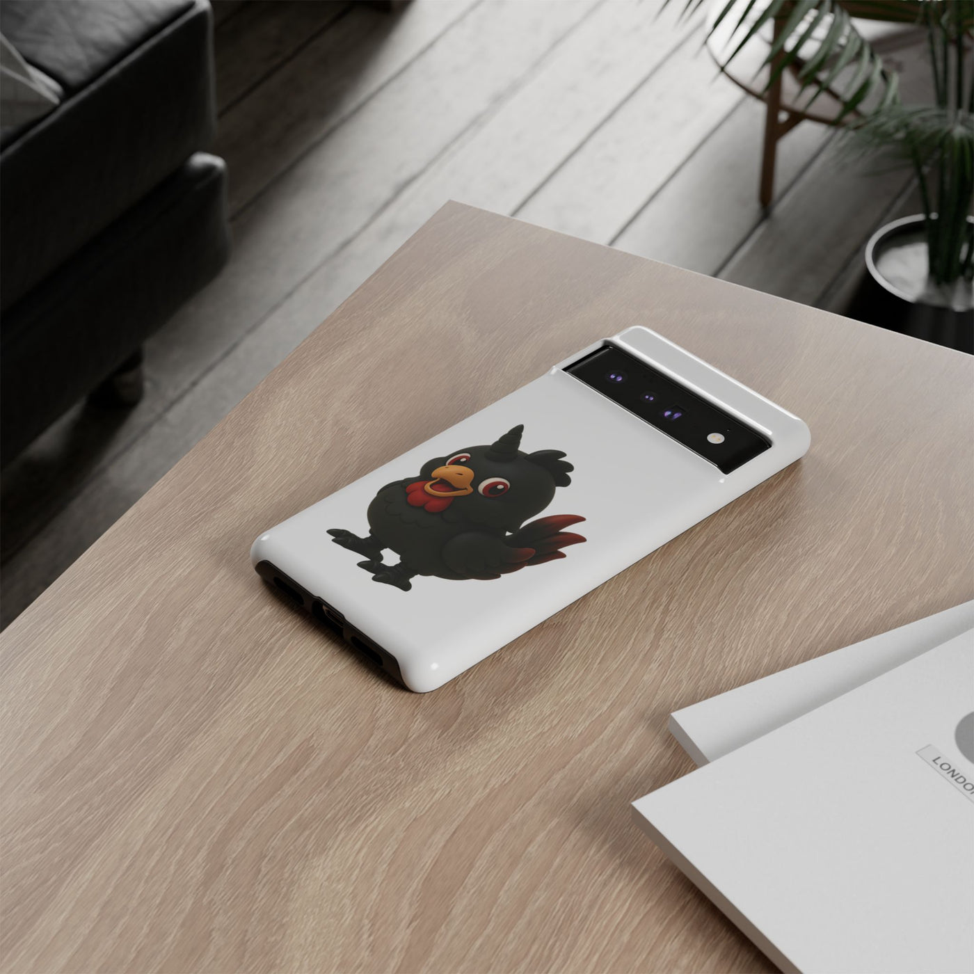 Cute Cartoon Bird Phone Case, Tough Phone Cover, Unique Gift for Bird Lovers, Fun Accessories for Kids, Christmas Present