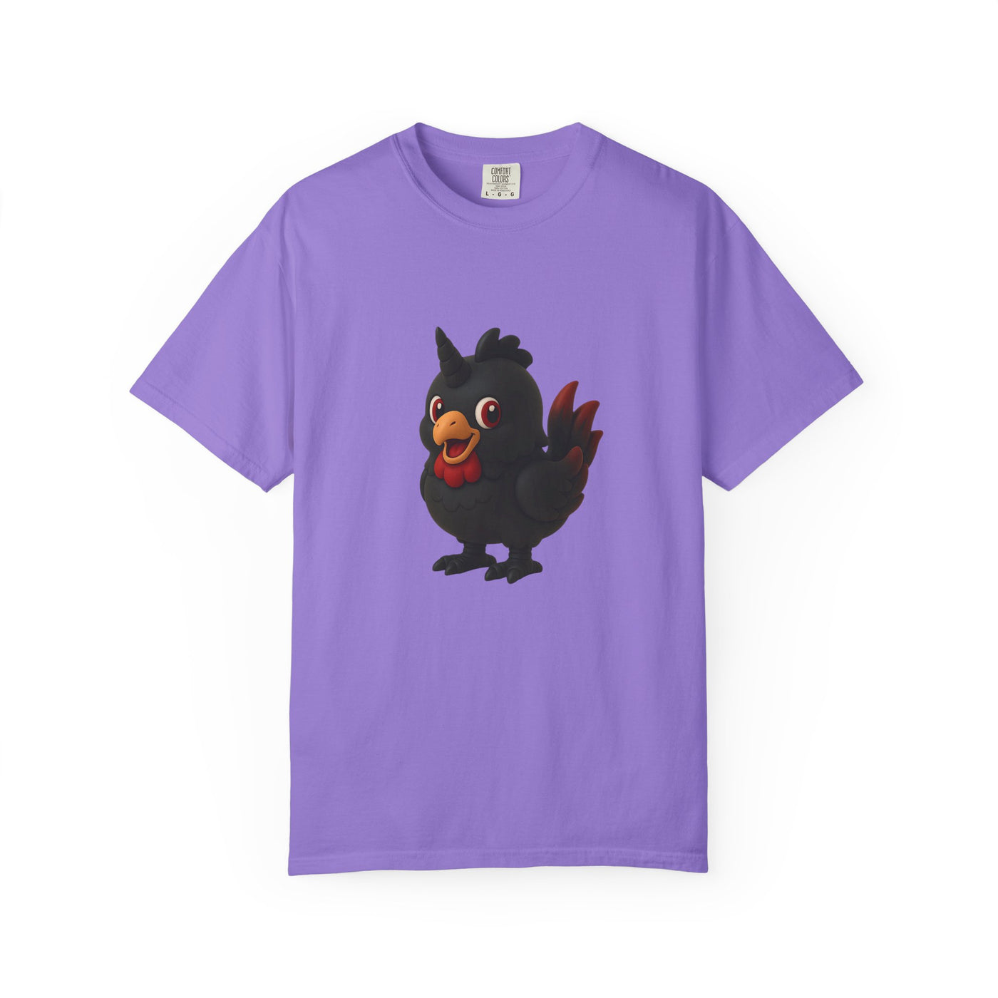 Cute Chicken Character Unisex T-Shirt, Gift for Gamers, Fun Graphic Tee, Casual Wear, Animal Lover Shirt