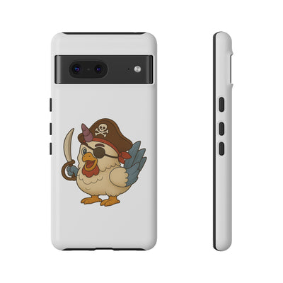 Pirate Chicken Phone Case | Fun Cartoon Cases for Kids, Unisex, Gifts for Gamers, Novelty Accessories, Adventure Theme