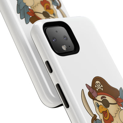 Pirate Chicken Phone Case | Fun Cartoon Cases for Kids, Unisex, Gifts for Gamers, Novelty Accessories, Adventure Theme