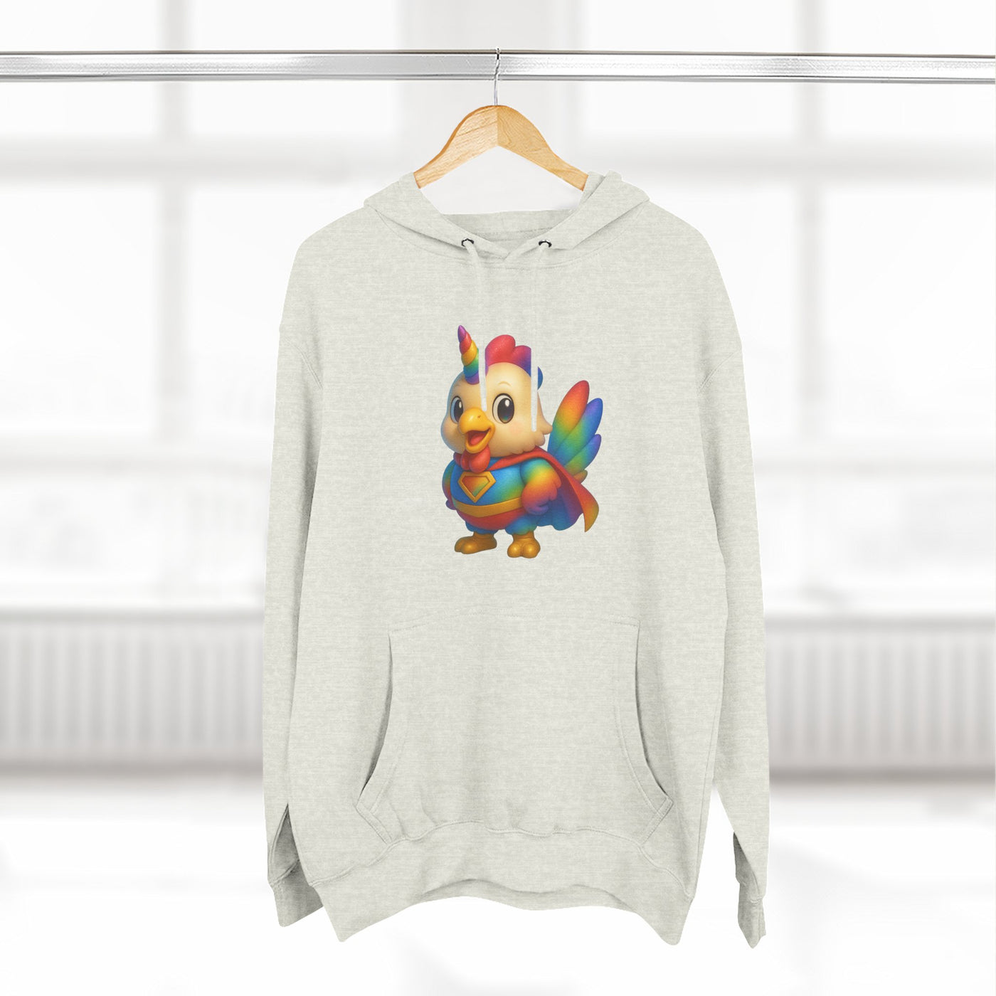 Rainbow Unicorn Hoodie, Cute Animal Sweatshirt, Cozy Fleece Pullover, Gifts for Kids, Perfect for Birthdays or Holidays