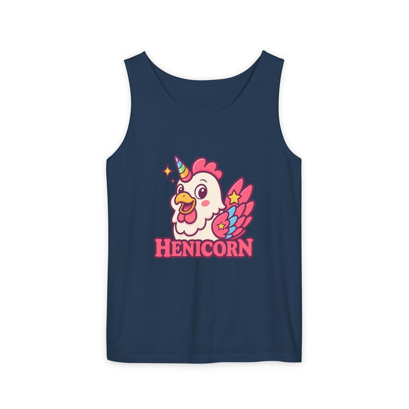 Henicorn Unisex Tank Top, Cute Animal Shirt, Funny Gift, Summer Fashion, Animal Lover Gift