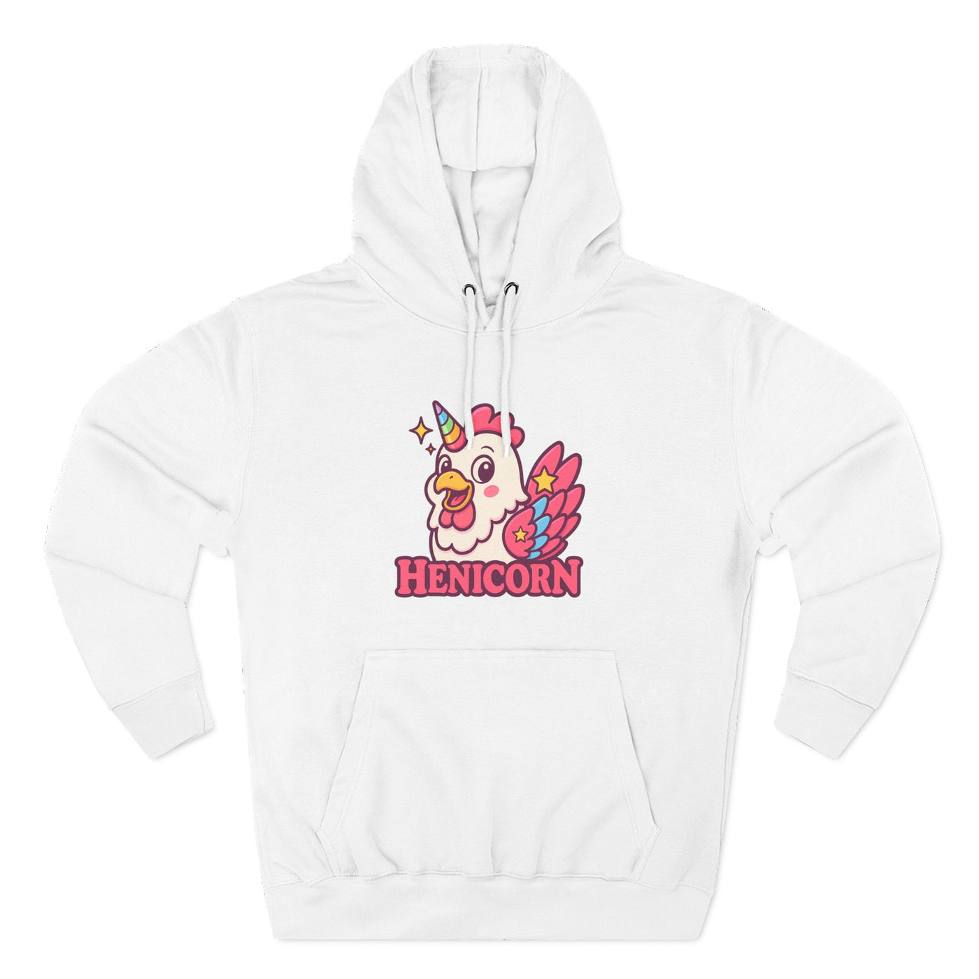 Henicorn Graphic Hoodie, Cute Fleece Sweatshirt, Unique Animal Hoodie, Gift for Animal Lovers, Cozy Graphic Apparel, Fun Unicorn Hoodie