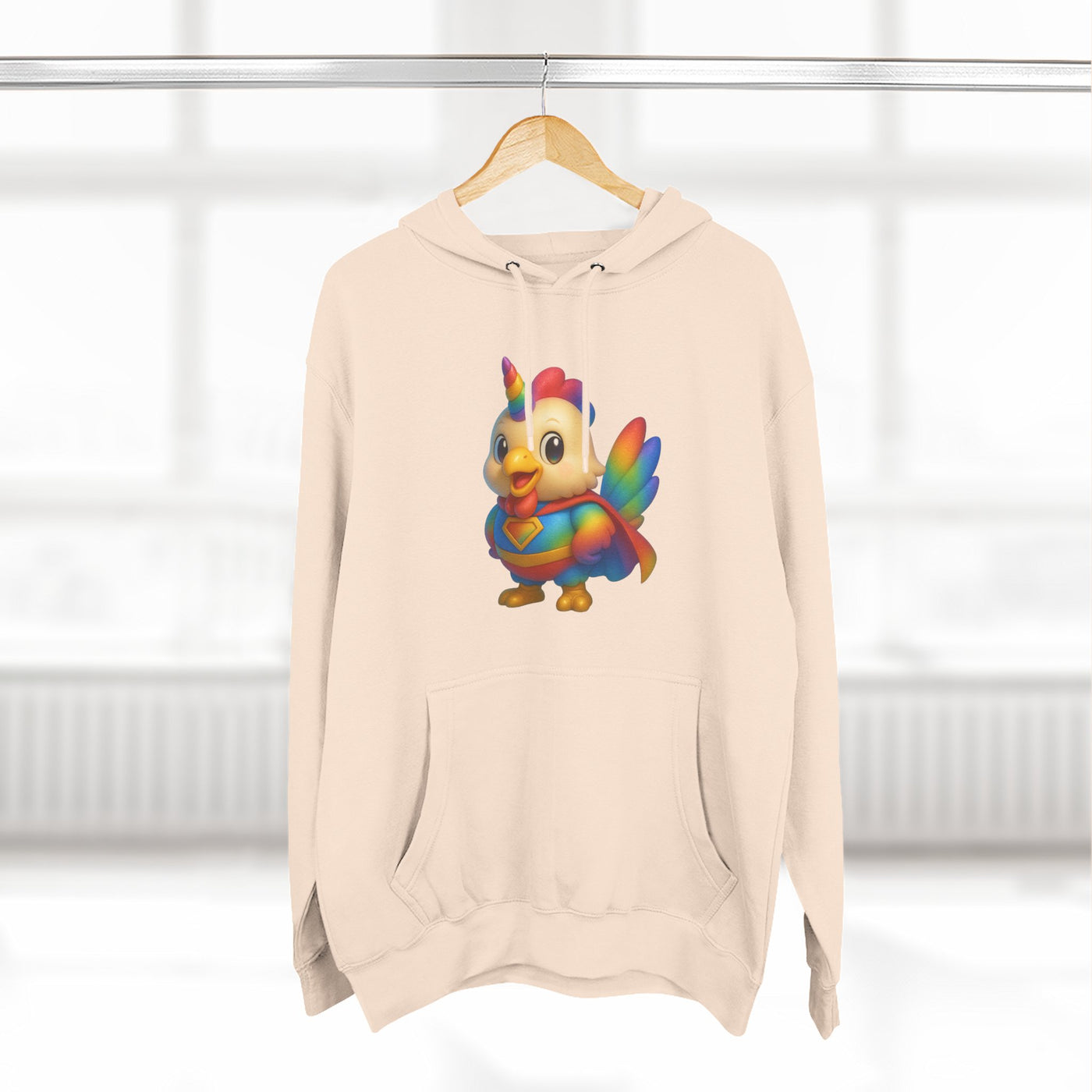 Rainbow Unicorn Hoodie, Cute Animal Sweatshirt, Cozy Fleece Pullover, Gifts for Kids, Perfect for Birthdays or Holidays