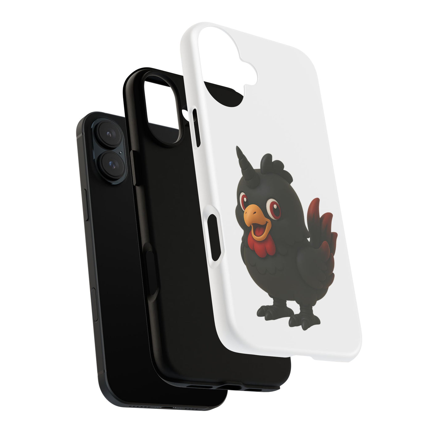 Cute Cartoon Bird Phone Case, Tough Phone Cover, Unique Gift for Bird Lovers, Fun Accessories for Kids, Christmas Present