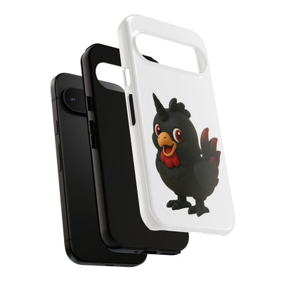Cute Cartoon Bird Phone Case, Tough Phone Cover, Unique Gift for Bird Lovers, Fun Accessories for Kids, Christmas Present