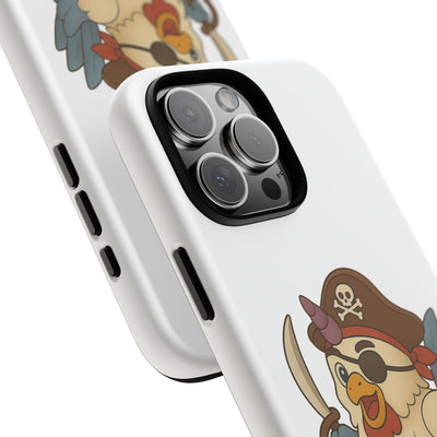 Pirate Chicken Phone Case | Fun Cartoon Cases for Kids, Unisex, Gifts for Gamers, Novelty Accessories, Adventure Theme