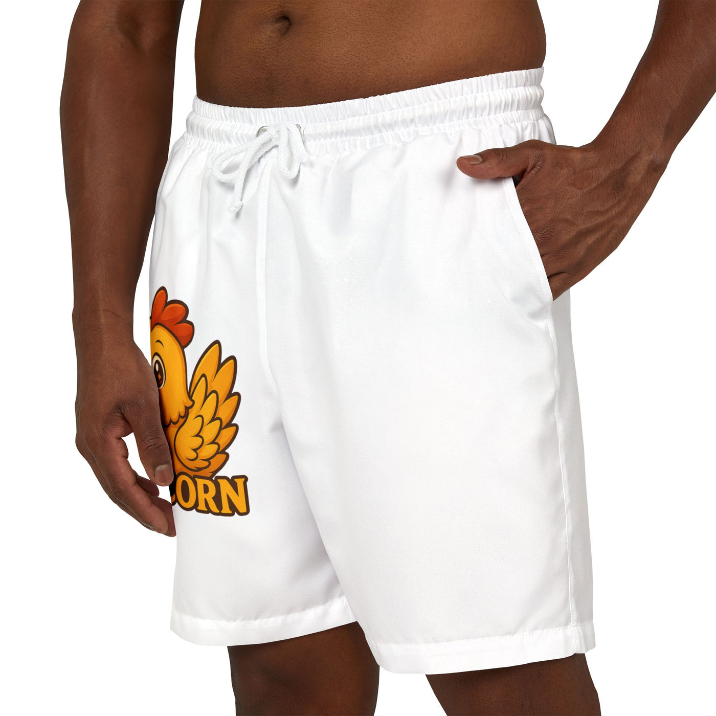 Fun Henicorn Swim Shorts for Kids & Adults, Beachwear, Summer, Pool Party, Unique Swimwear, Funny Shorts, Vacation Outfit