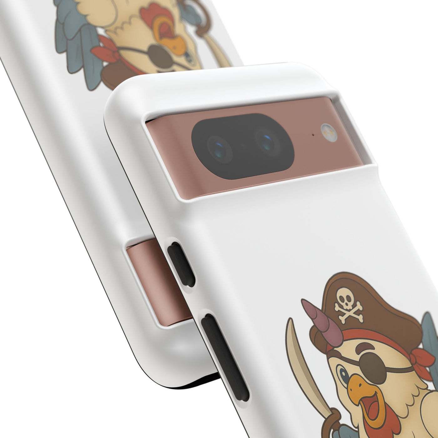Pirate Chicken Phone Case | Fun Cartoon Cases for Kids, Unisex, Gifts for Gamers, Novelty Accessories, Adventure Theme