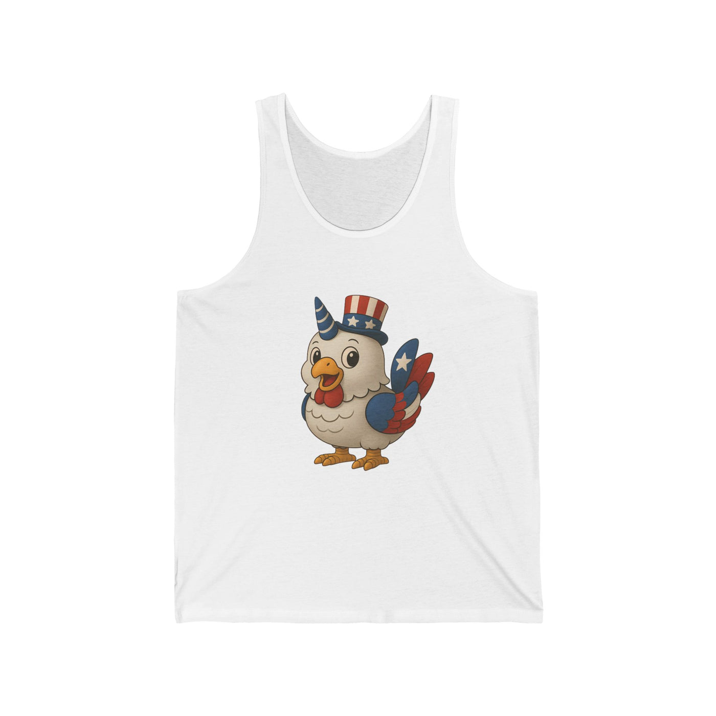 Patriotic Tank Top, Unisex Jersey Tank, Fourth of July Shirt, Summer Outfit, BBQ Party Apparel, Independence Day Gift