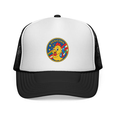 Fun Henicorn Trucker Cap - Whimsical Hat for Festivals, Birthdays, Gifts, Outdoor Adventures, Summer Style